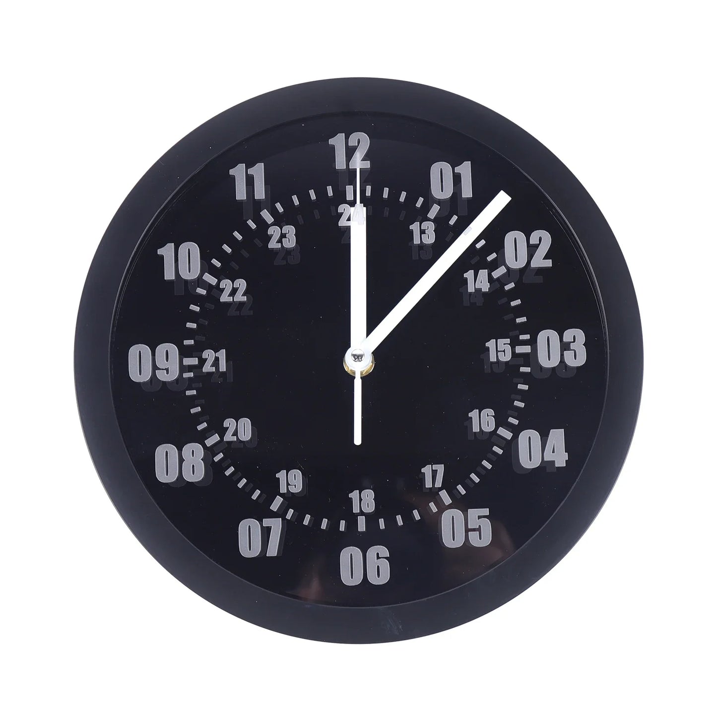LED Indoor Outdoor Wall Clock With Remote Control 12/24 Hour Display