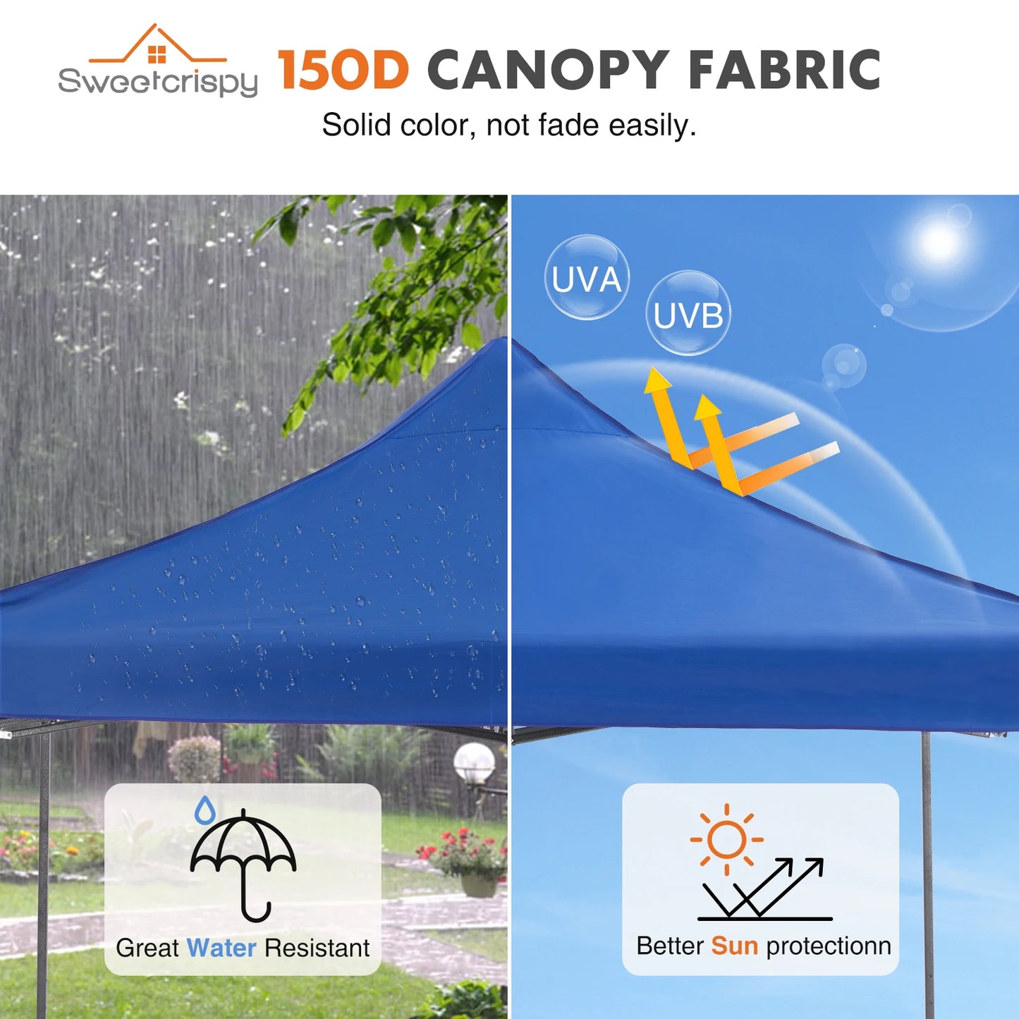 JHK Pop Up Outdoor Canopy Tent For Camping And Events