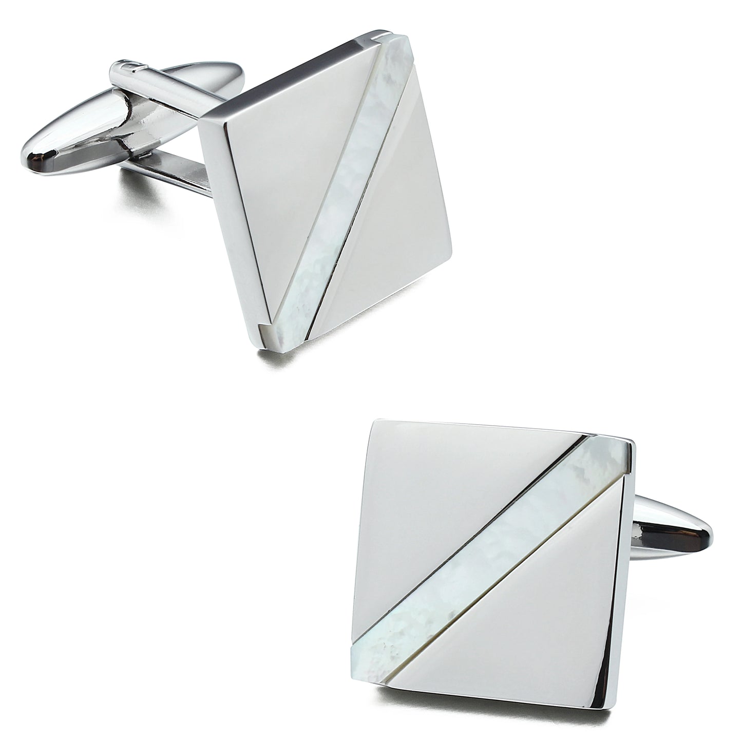 HAWSON Stone Cufflinks For Mens Shirt Luxury Jewelry