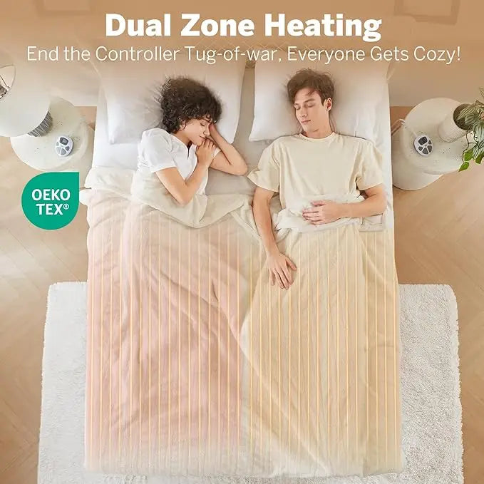 XMSJCN Heated Electric Blanket Luxuriously Cozy And Soft