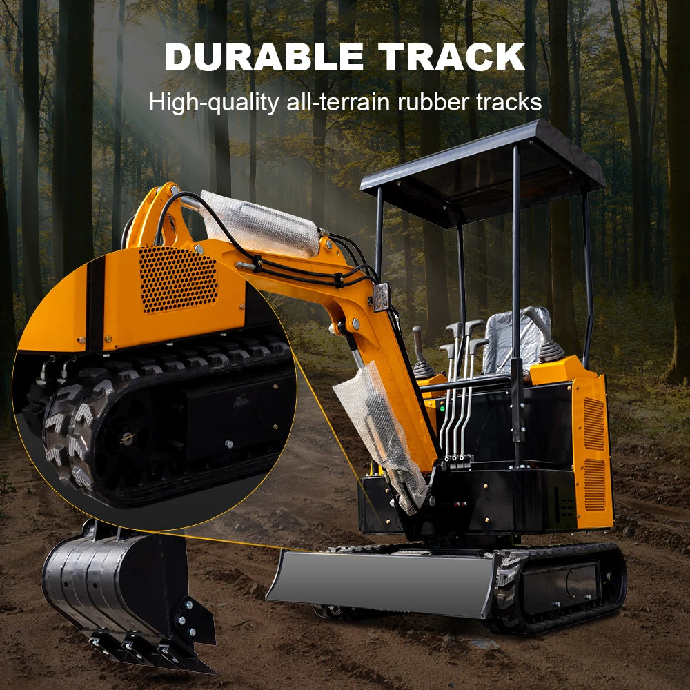 MMS Mini Excavator with Briggs and Stratton Engine for Farm and Garden