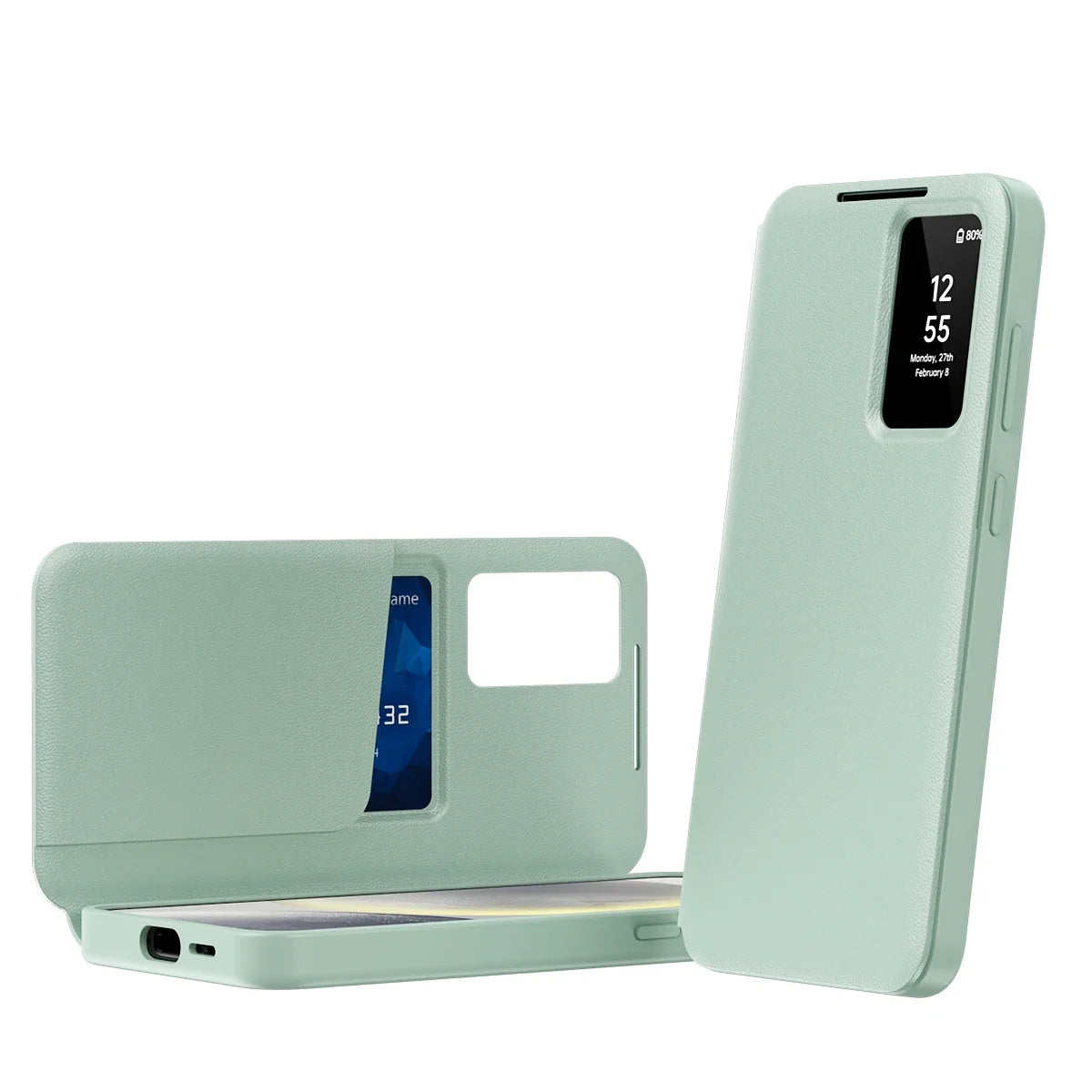 Noned Leather Wallet Card Slot Phone Case for Samsung Galaxy S25 Edge