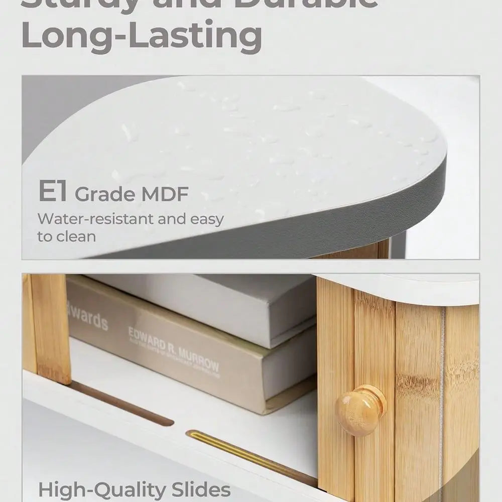 Floating Nightstand Wall Mounted Bedside Table With Drawers