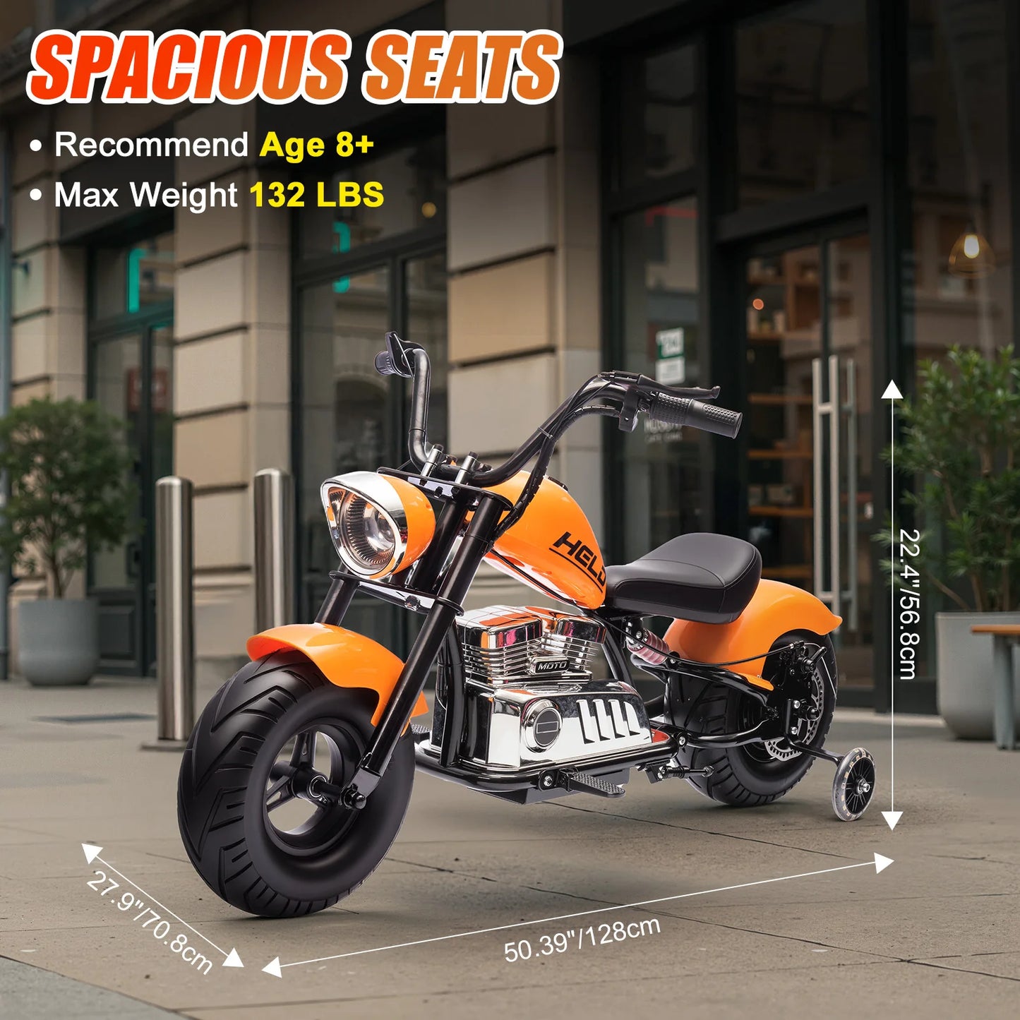 Mukidy 24V Kids Electric Dirt Bike Ride On Toy Car