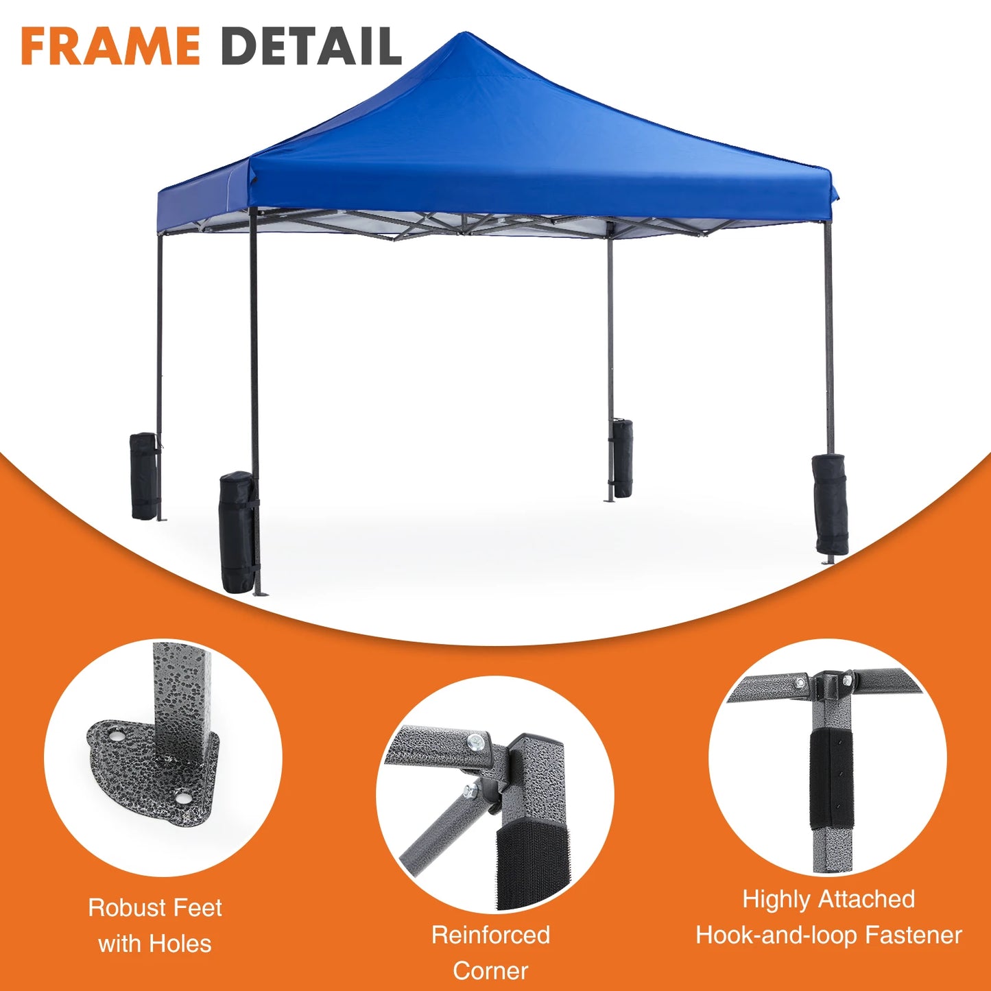 JHK Pop Up Outdoor Canopy Tent For Camping And Events