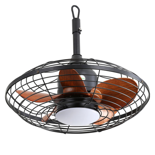 Ceiling Fan With Energy-Efficient LED Light DC Motorized, Six-Speed Remote-Control