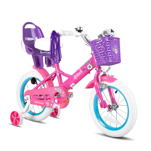 Joystar Kids Bike for Girls and Boys With Doll Bike Seat and Streamers
