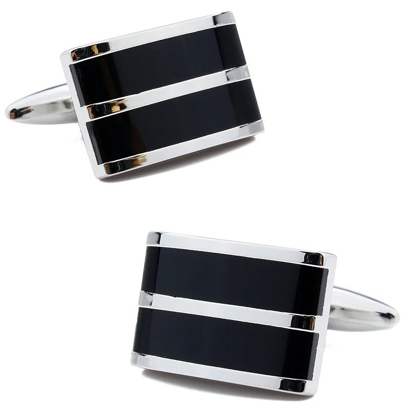 HAWSON Stone Cufflinks For Mens Shirt Luxury Jewelry