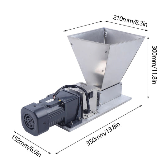 Electric Grain Crusher Stainless Steel Grinder For Corn Wheat 220V