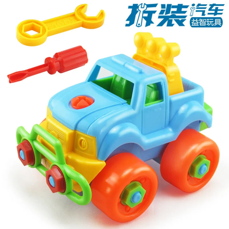 Educational DIY Diecast Engineering Vehicle Toy For Kids