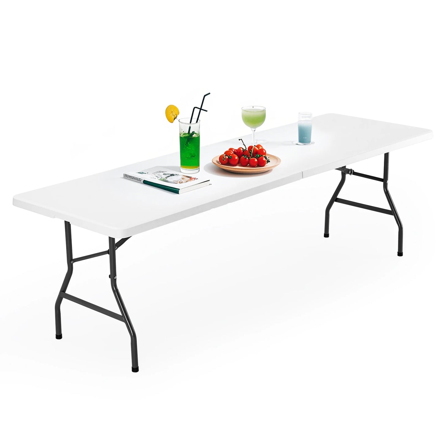 JHK Portable Folding Table With Carry Handle For Camping