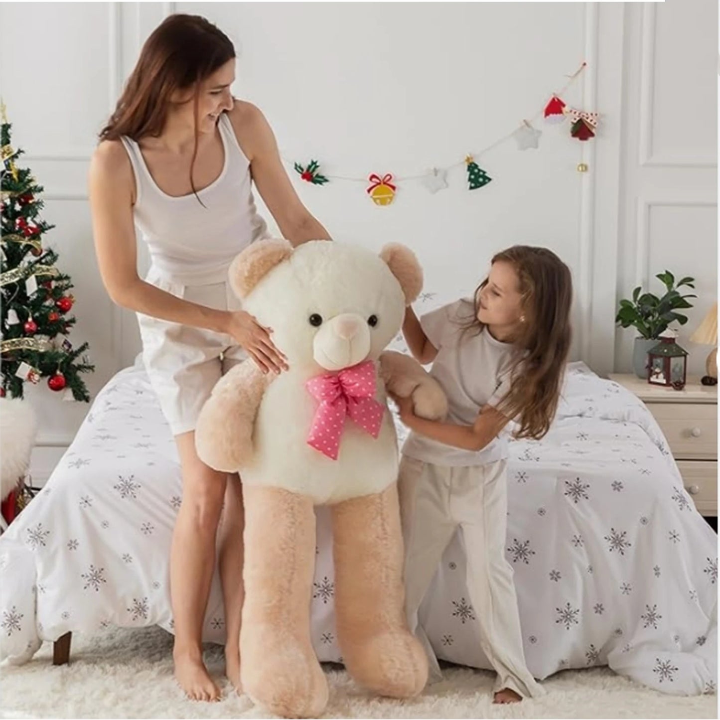 Giant Plush Teddy Bear Jumbo Stuffed Toy for Holidays and Gifts