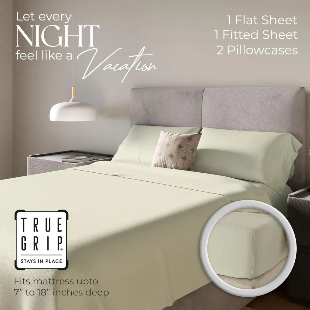 800 Thread Count Luxury Cotton Rich Sateen Sheets Set