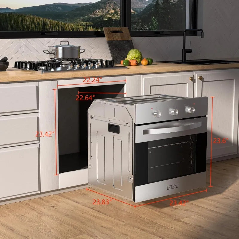 Electric Wall Oven With Convection And Mechanical Knob Control