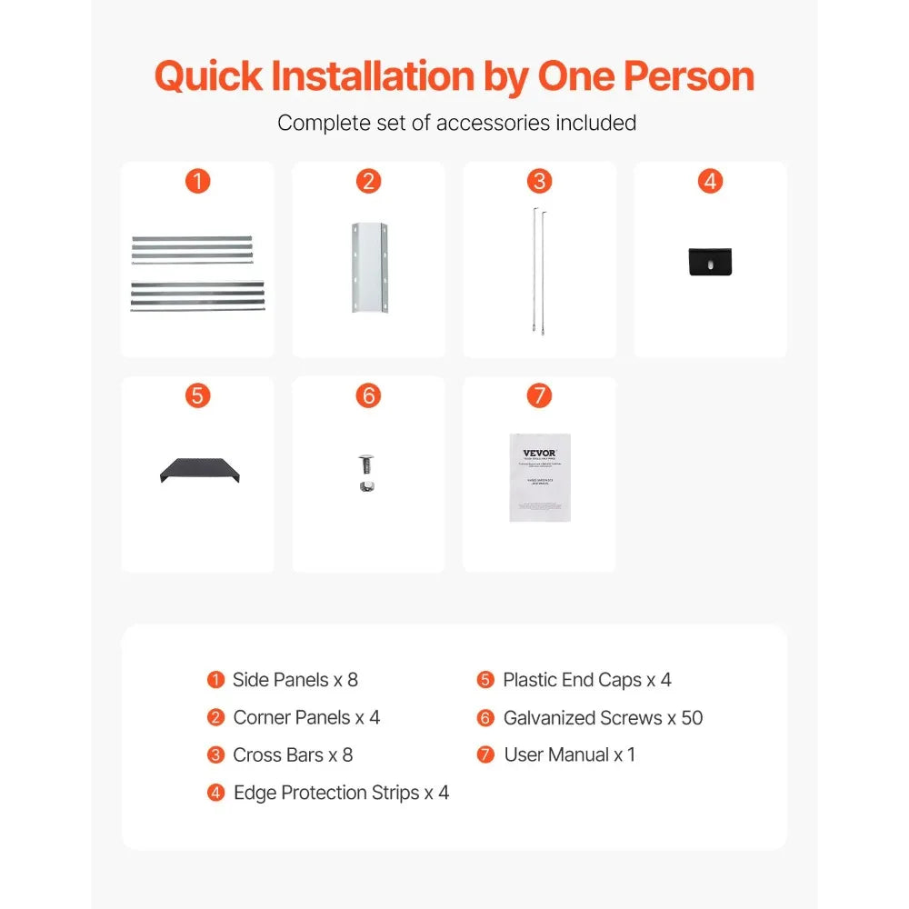 GM66010 Galvanized Raised Garden Bed Planter Box Outdoor