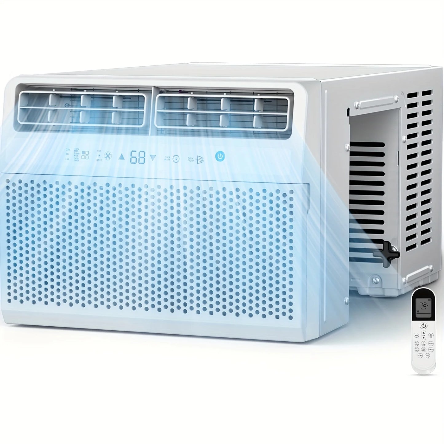 12000 BTU U Shaped Window Air Conditioner With Remote