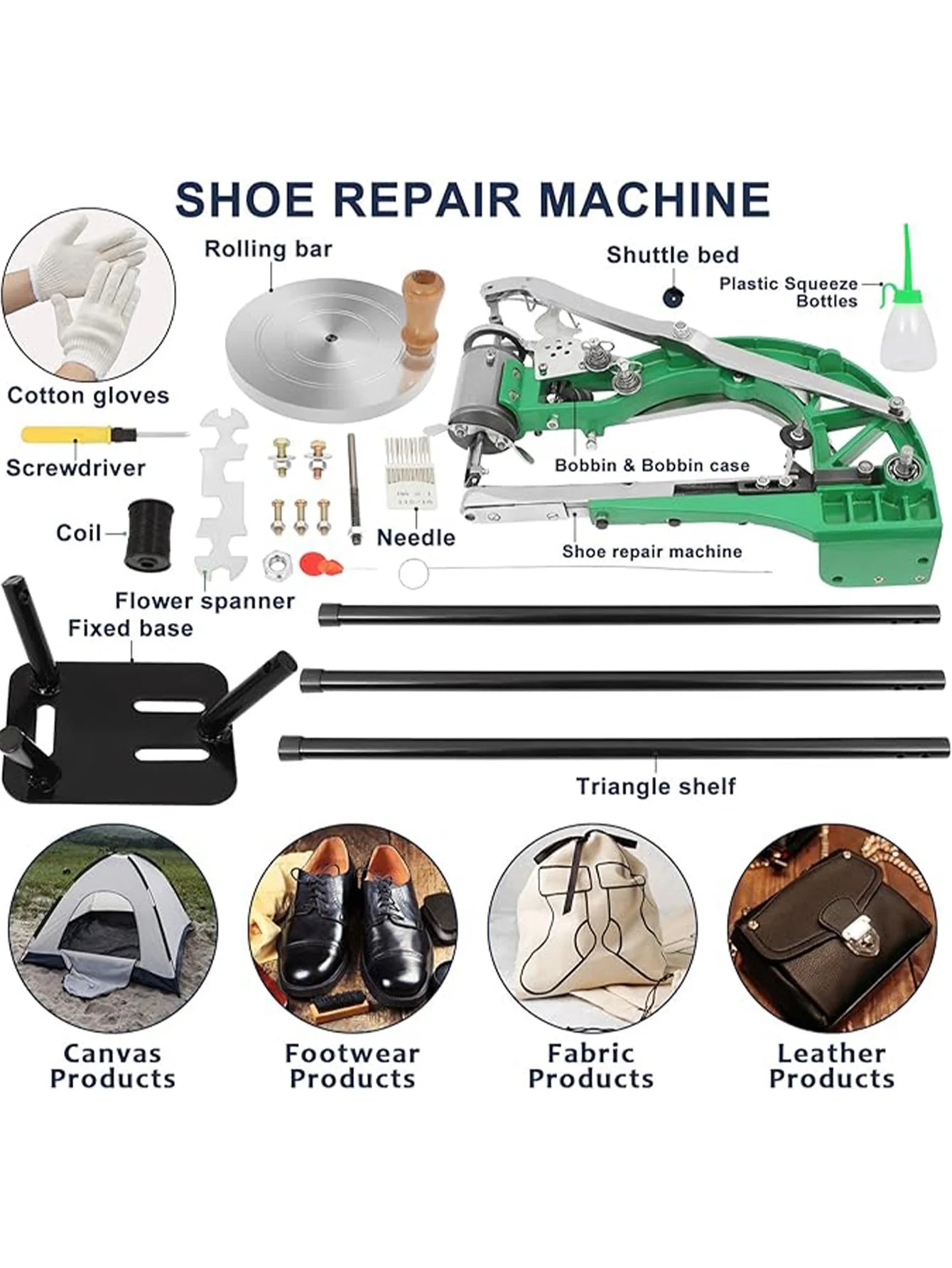 Hign Concerned Leather Sewing Machine Cobbler Repair