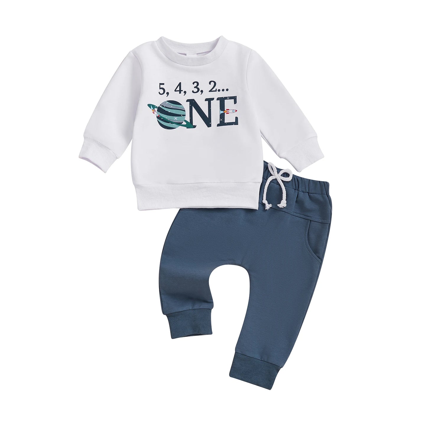 Toddler Boy 2-Piece Dinosaur Print Outfit Set