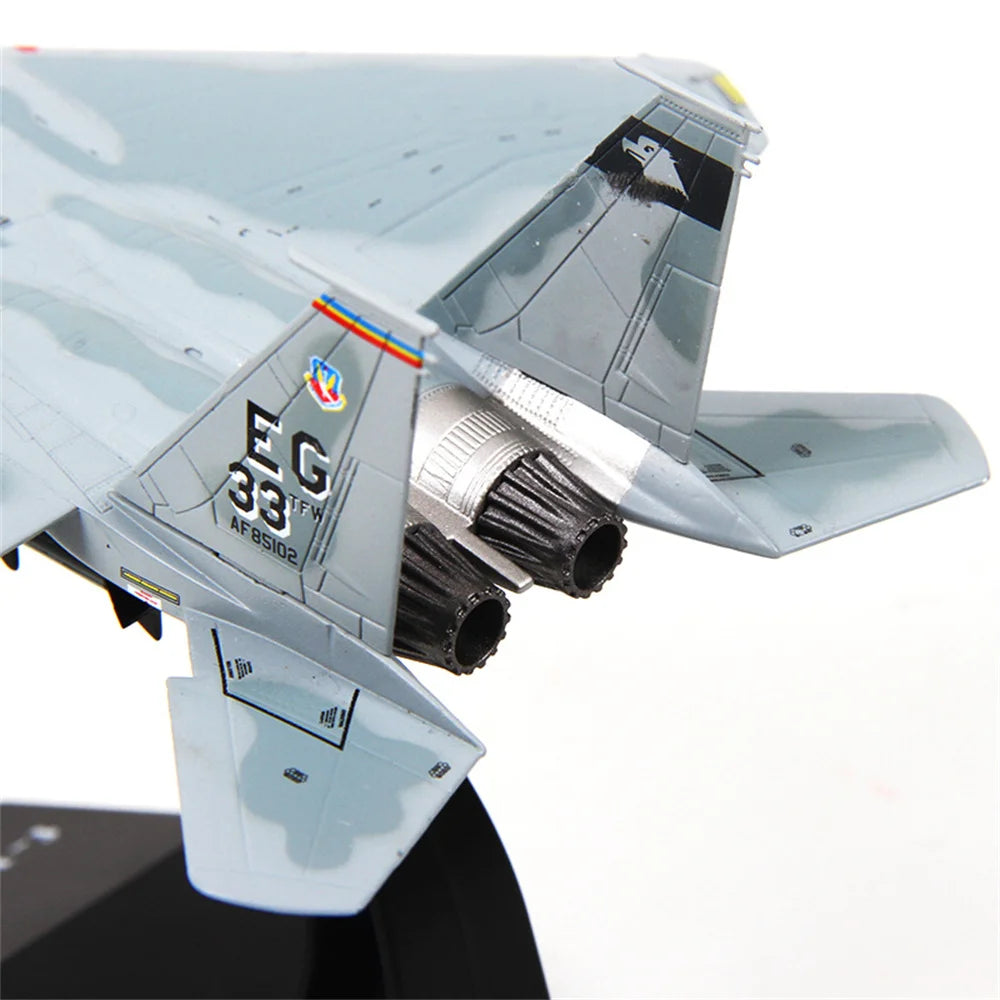 1:100 Scale F-15 Tomcat Model Aircraft Metal Alloy