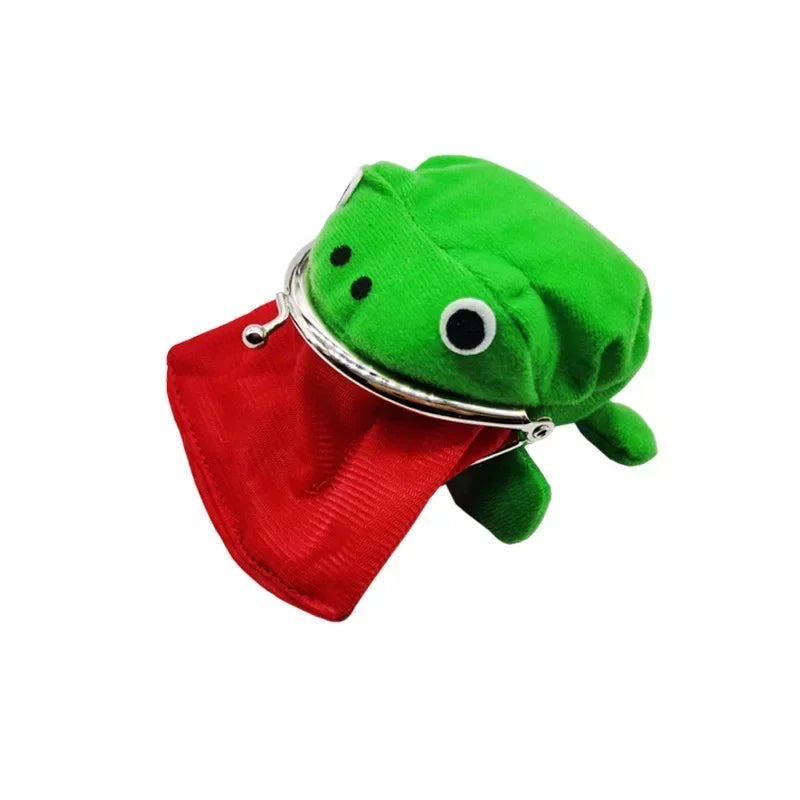 NONECN Frog Coin Purse Cartoon Wallet Fluff Clutch Coin Holder