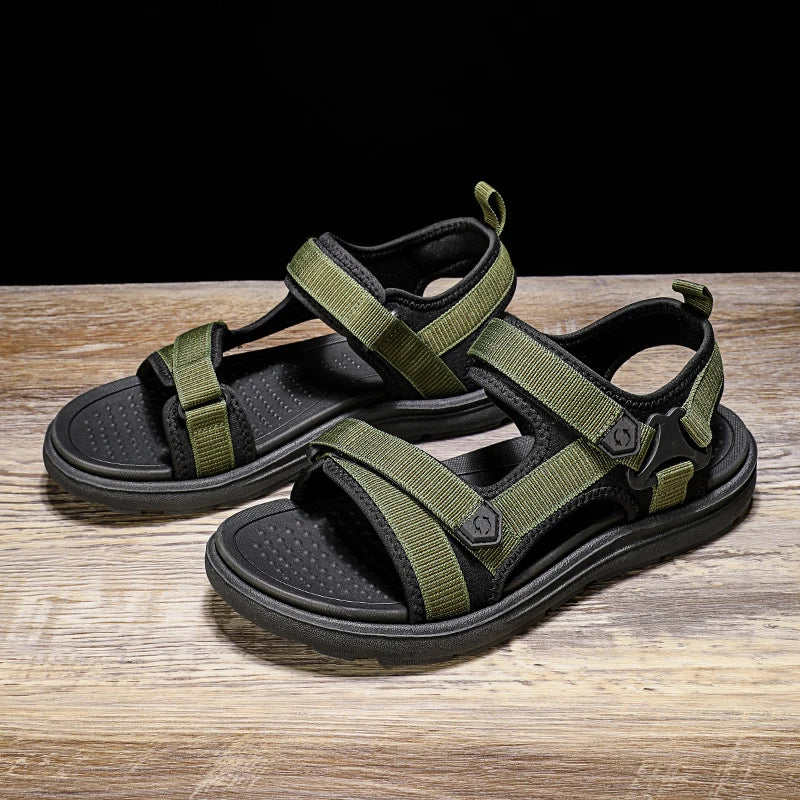 Genkcoat Men Outdoor Sandals Breathable Beach Casual Footwear