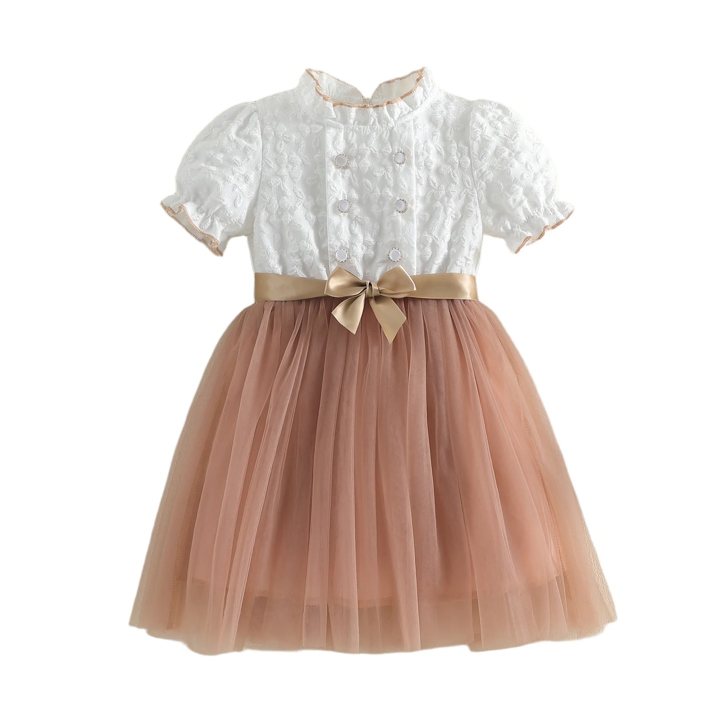 Elegant Flower Girl Lace Dress Vintage Style For Special Occasions