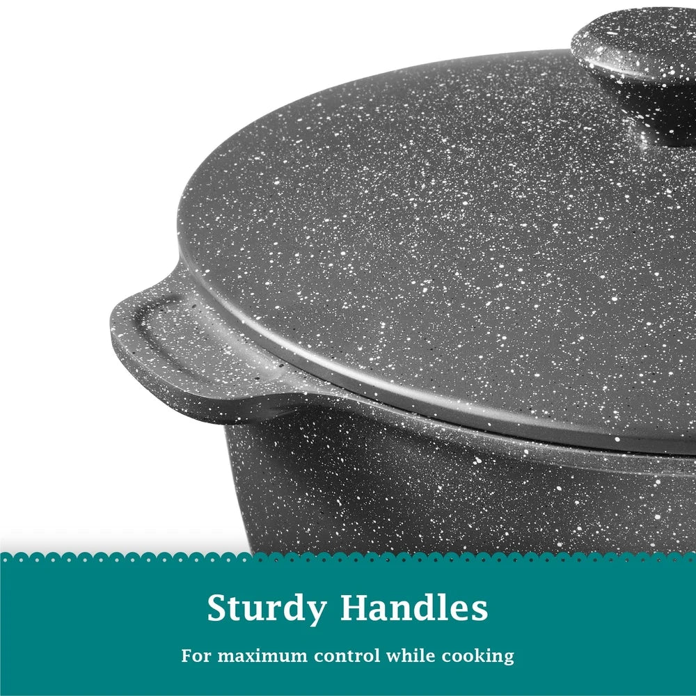 Versatile Nonstick Cast Aluminum Dutch Oven For Stews