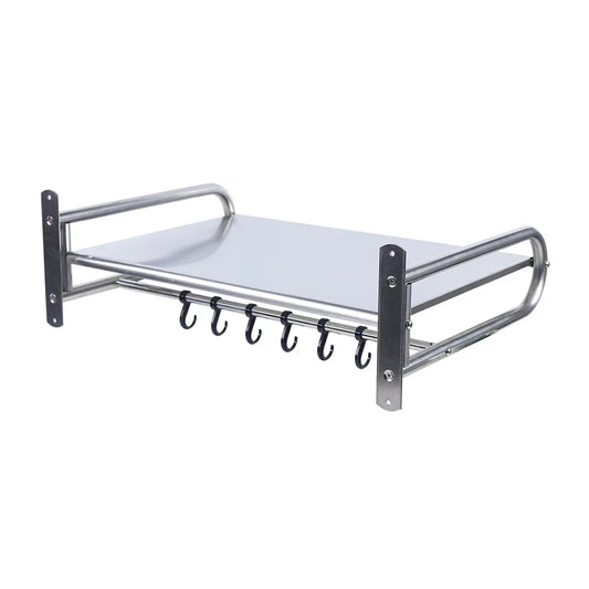 Stainless Steel Microwave Oven Rack Wall Mount Shelf