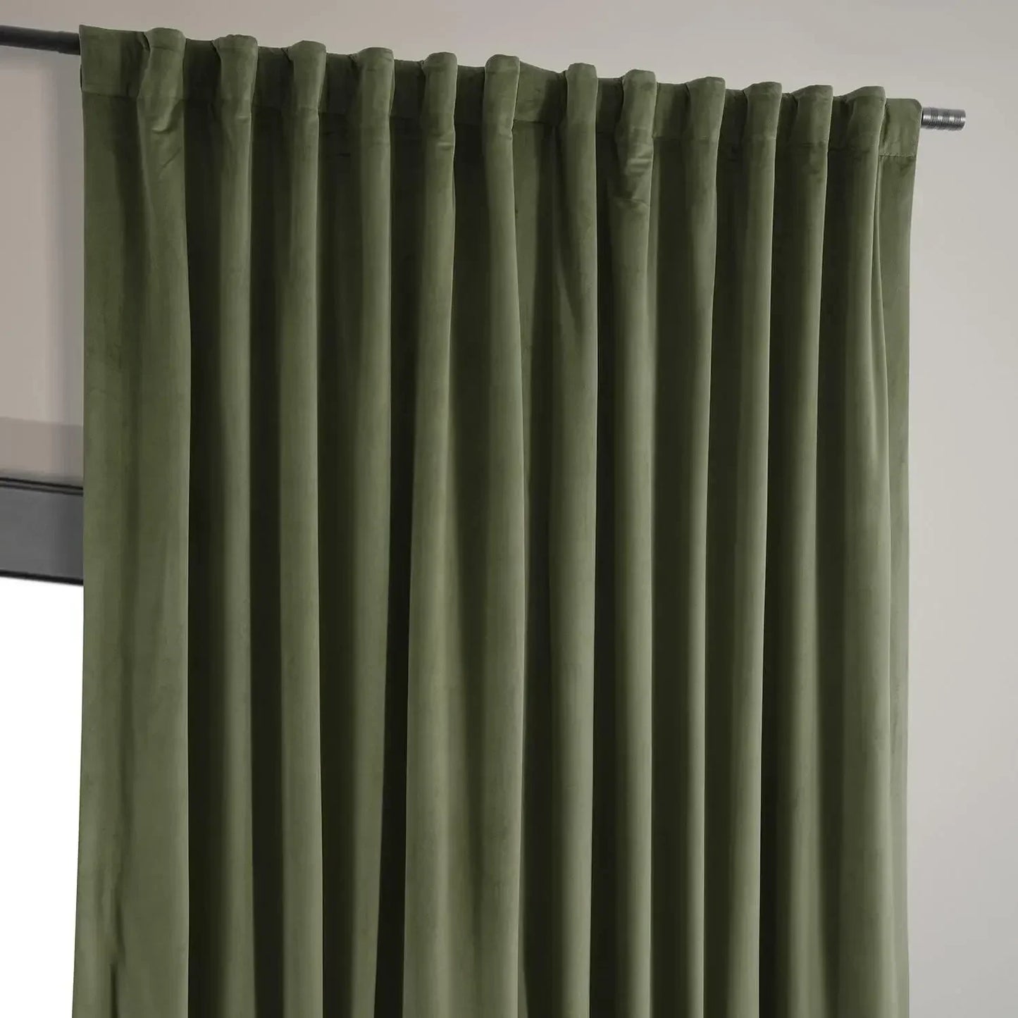 XMSJ Velvet Thermal Blackout Curtains For Living Room