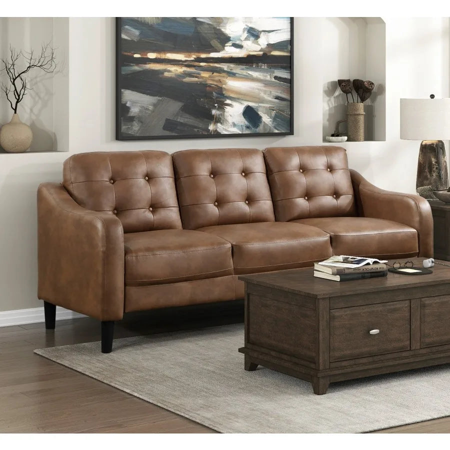 Hign-Concerned Microfiber Sofa Set Upholstered Loveseat