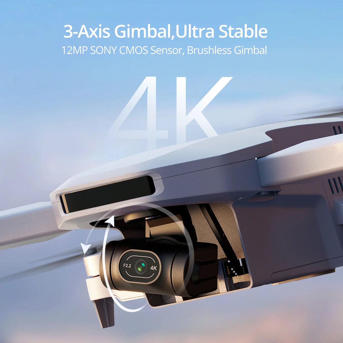 Potensic C0 4K GPS Drone With Professional-Grade 3-Axis Gimbal Return-Home