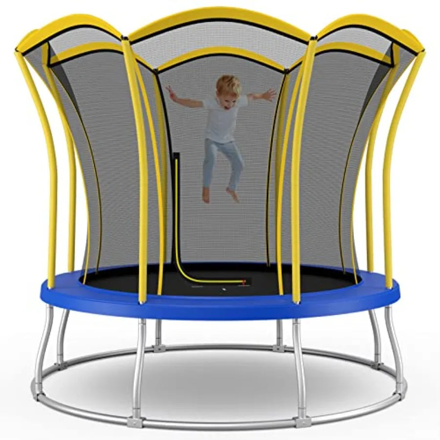 ASTM Approved Trampoline With All Round Enclosure For Outdoor Use