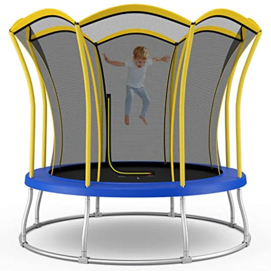 ASTM Approved Trampoline With All Round Enclosure For Outdoor Use