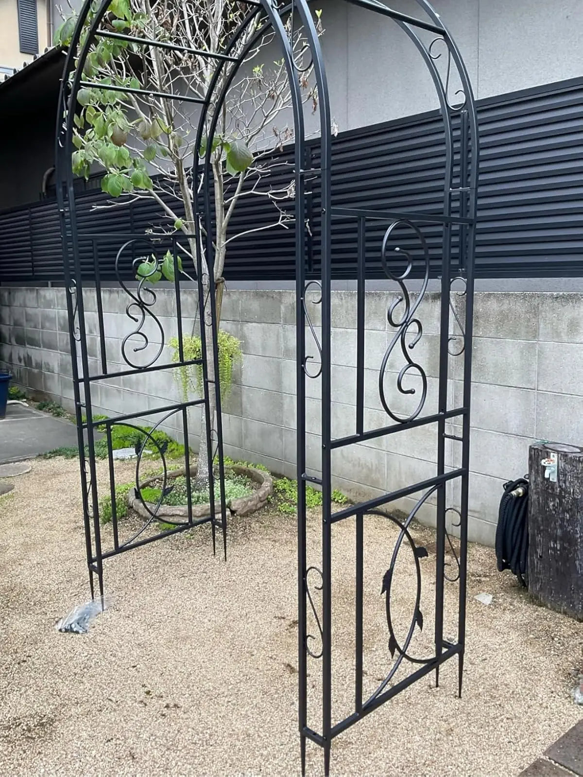 Feature Metal Garden Trellis for Climbing Plants Arch