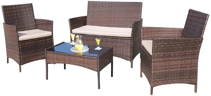 Outdoor Patio Furniture Set Rattan Wicker For Garden