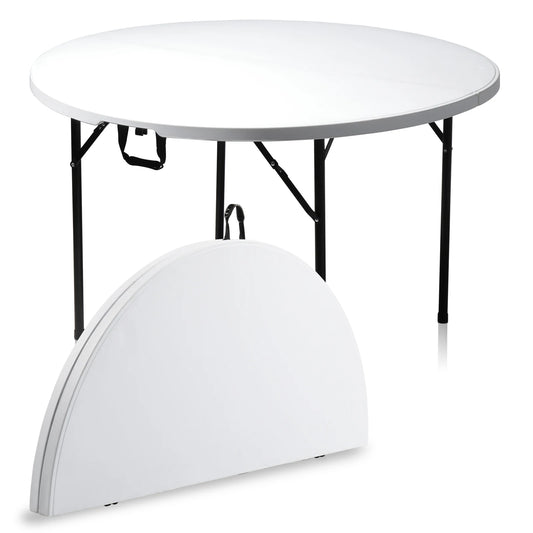 Hign-concerned Round Folding Outdoor Utility Table HDPE
