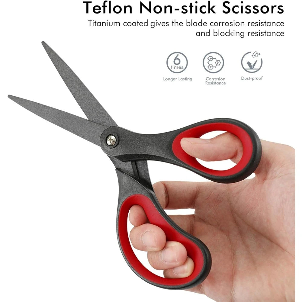 Hign-Concerned Titanium Nonstick Scissors Pro Comfort Grip