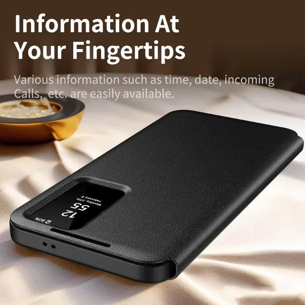 Noned Leather Wallet Card Slot Phone Case for Samsung Galaxy S25 Edge