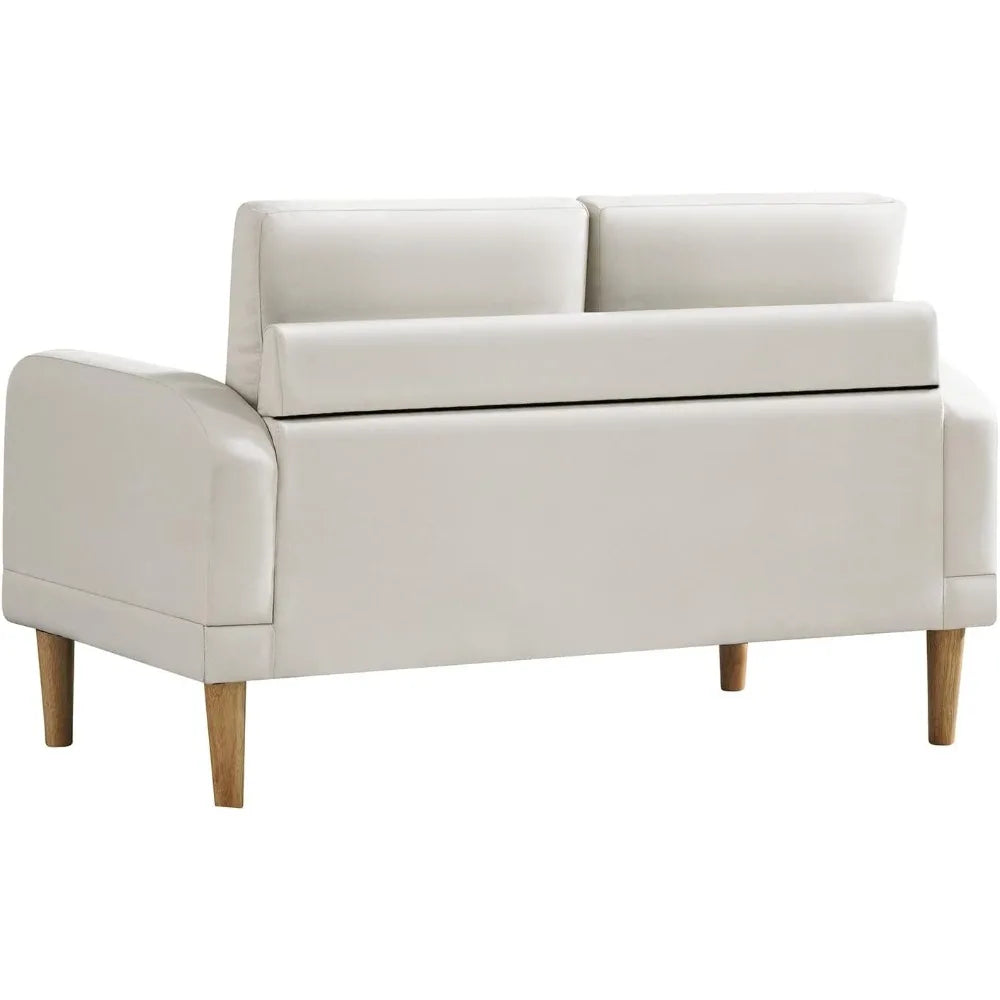 HUANZHUANG Compact Mini Love Seat Sofa For Small Spaces