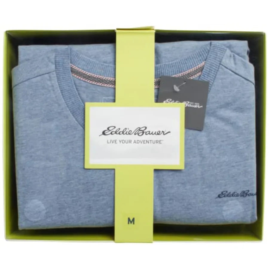 Mens 4-Piece Lightweight Pajama Set Sleepwear With Tee And Shorts