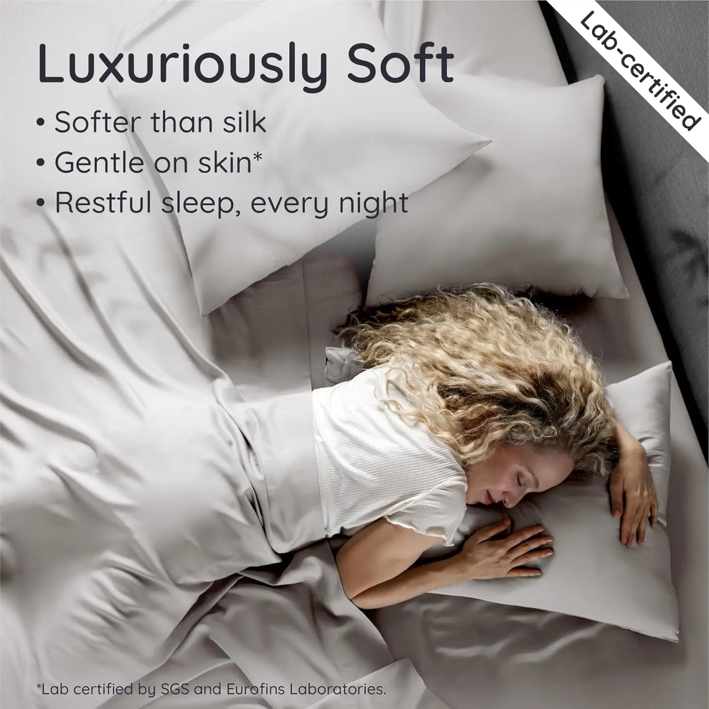 Sheet Set 4 Piece Bamboo Viscose Deep Pocket Cooling