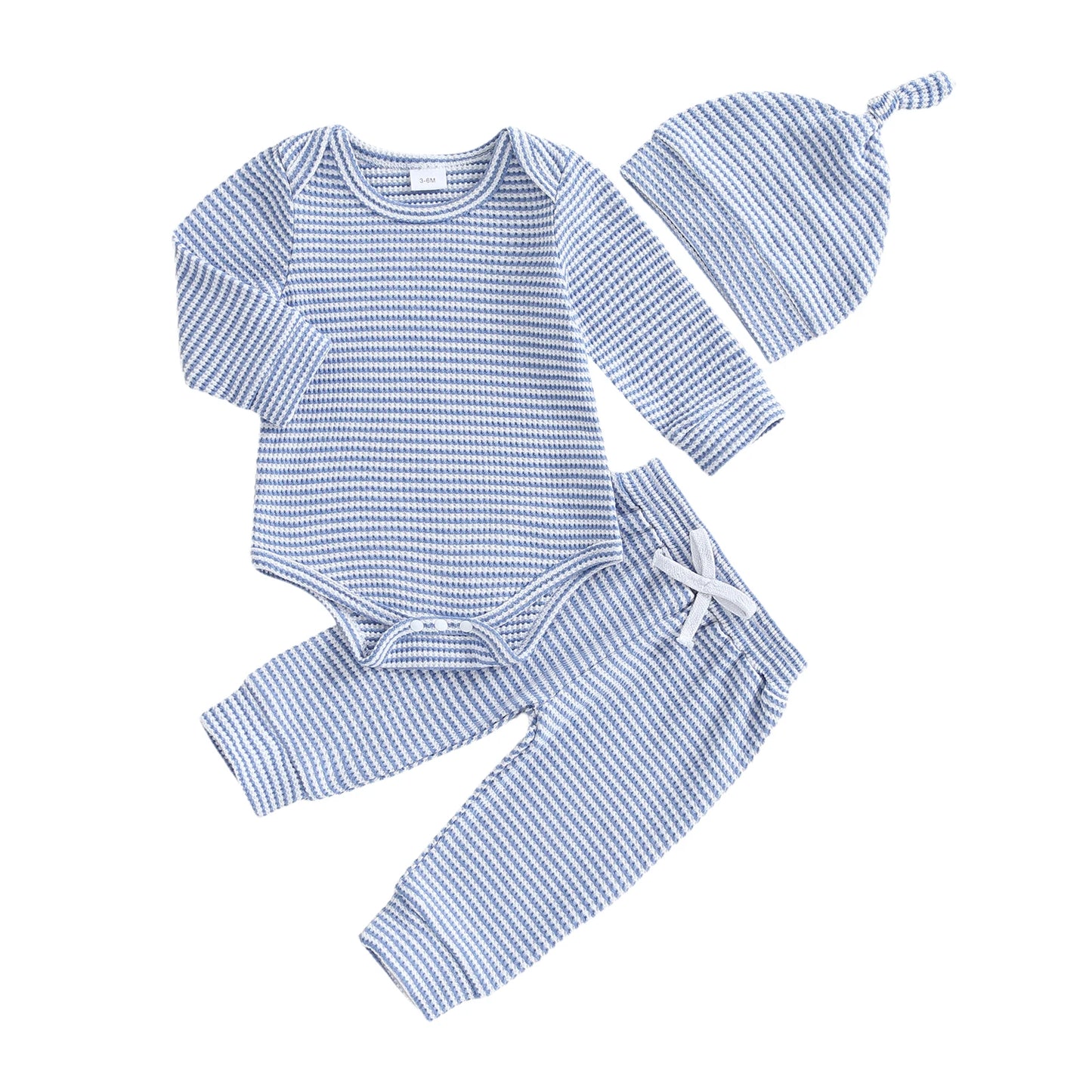 Winter Baby 3 Piece Set Hooded Jacket Fleece Leggings Beanie