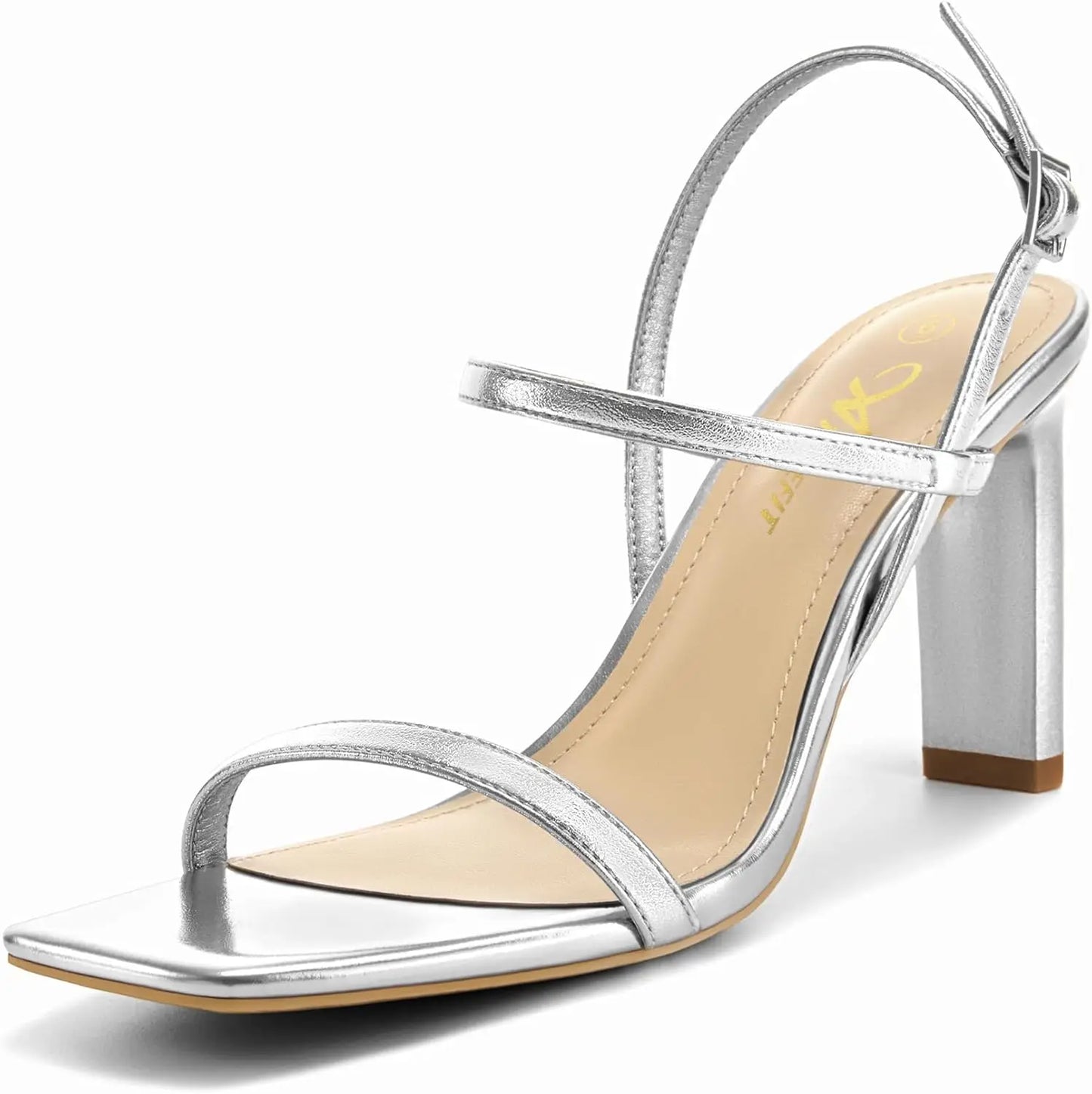 Women's Strappy High Heels Open Toe Ankle Strap Wedding Sandals