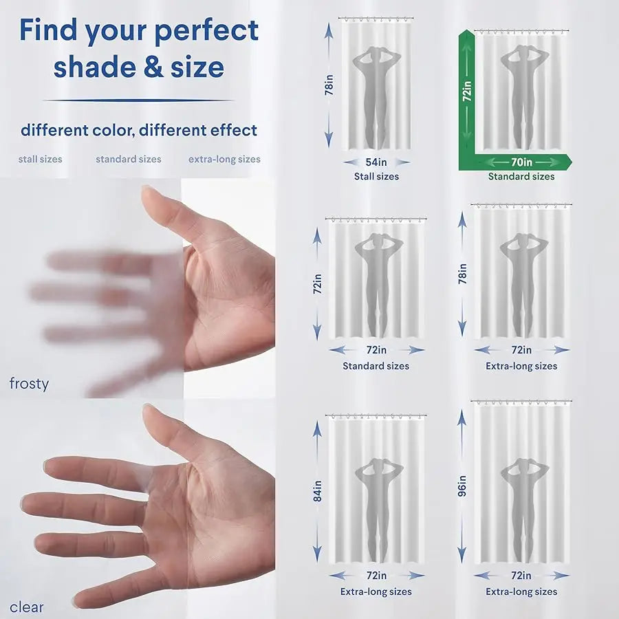 Guangdong Shower Curtain Liner Premium Waterproof With Magnets