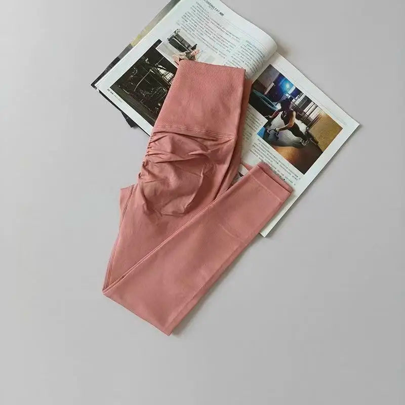 Seamless High Waist Yoga Pants for Running and Gym