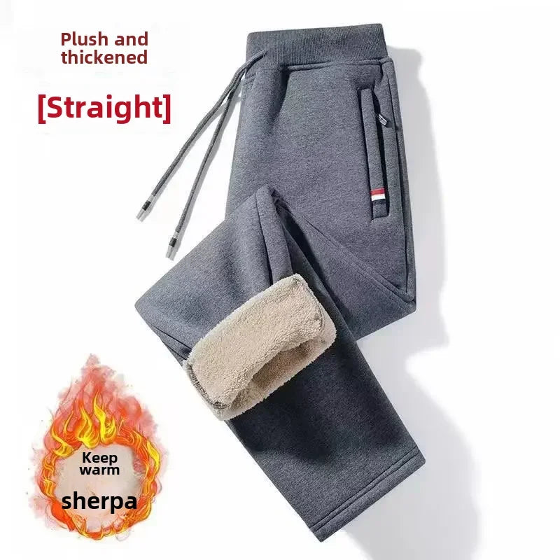 Guangdong CN Fleece Lined Mens Autumn Winter Loose Pants