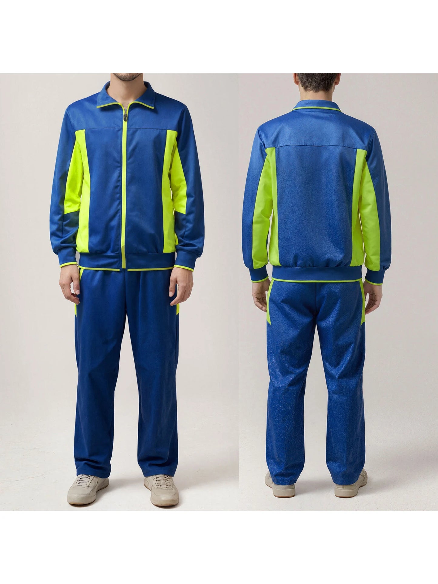 Men's 2 Piece Tracksuit Set With Long Sleeve Sweatshirt