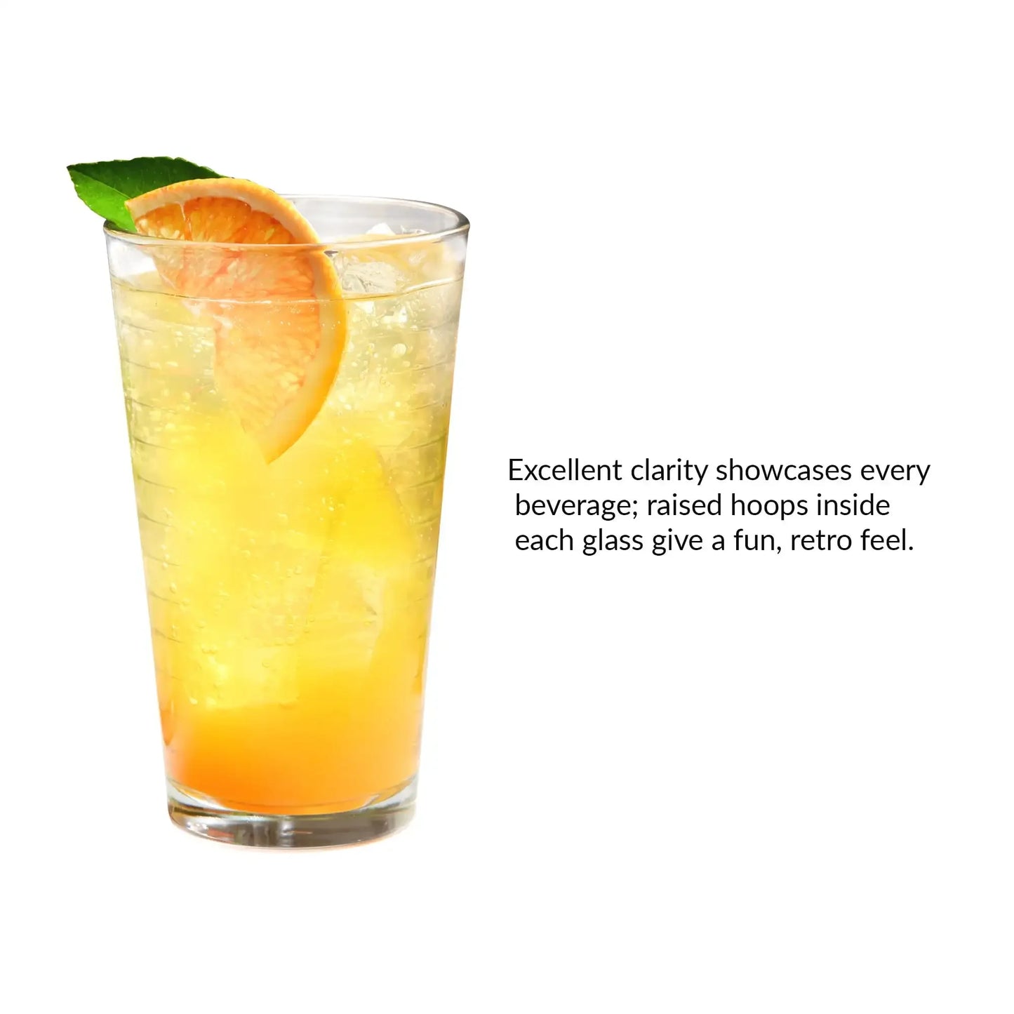 The Gallant Glassware Classic Durable Drinking Glass Set