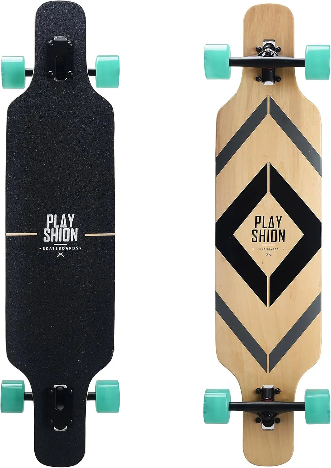 Drop Through Longboard Cruiser for Beginners 250 LBS Capacity