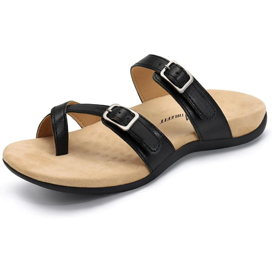 Orthopedic Womens Sandals With Arch Support And Adjustable Straps